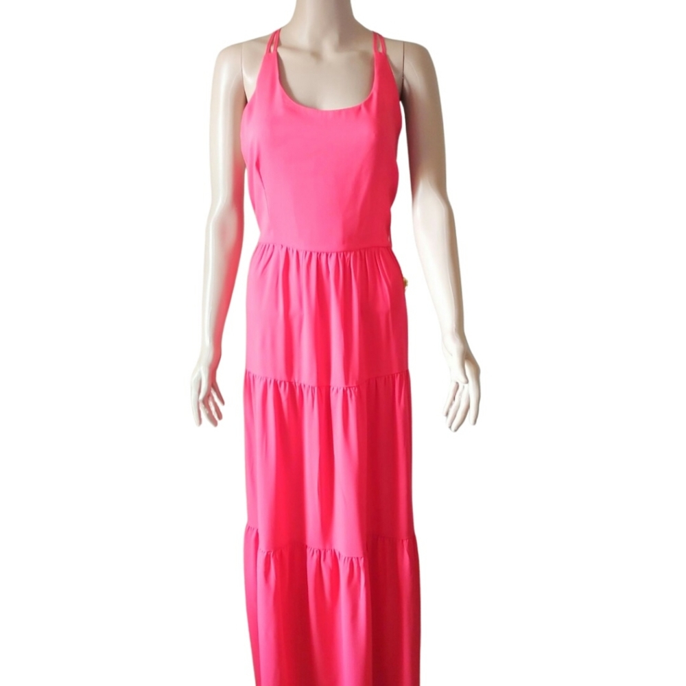 LOFT Ann Taylor  Coral MAXI DRESSSize: 16 Women's